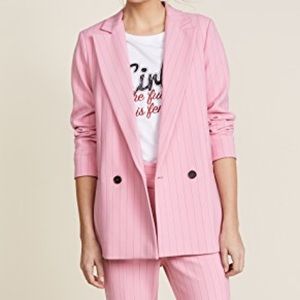 Ganni Brighton Blazer Sea Pink size DE 36
